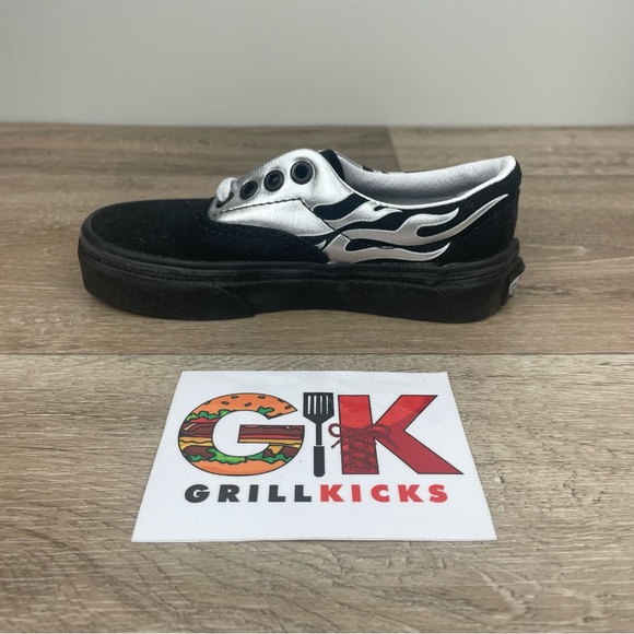 Vans Era Metallic Flame BLK/|SILVER - Picture 3 of 5